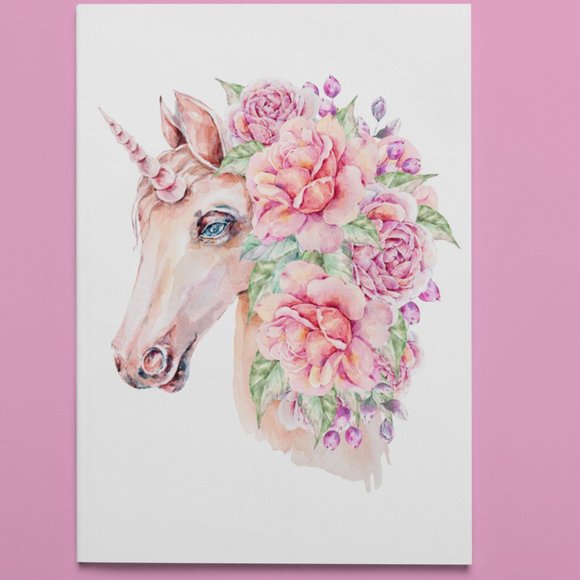 Unicorn Art Print - Picture 1 of 1